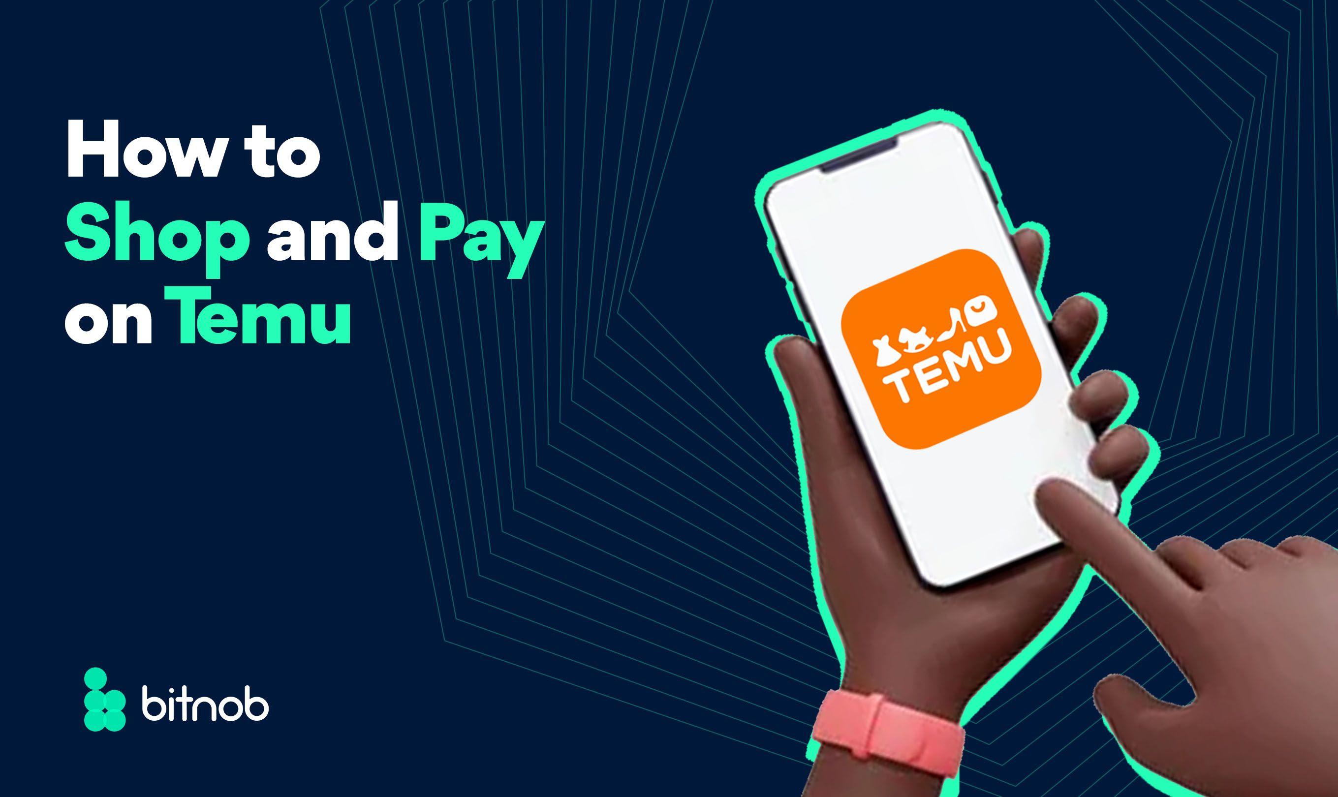 How to Shop and Pay on Temu