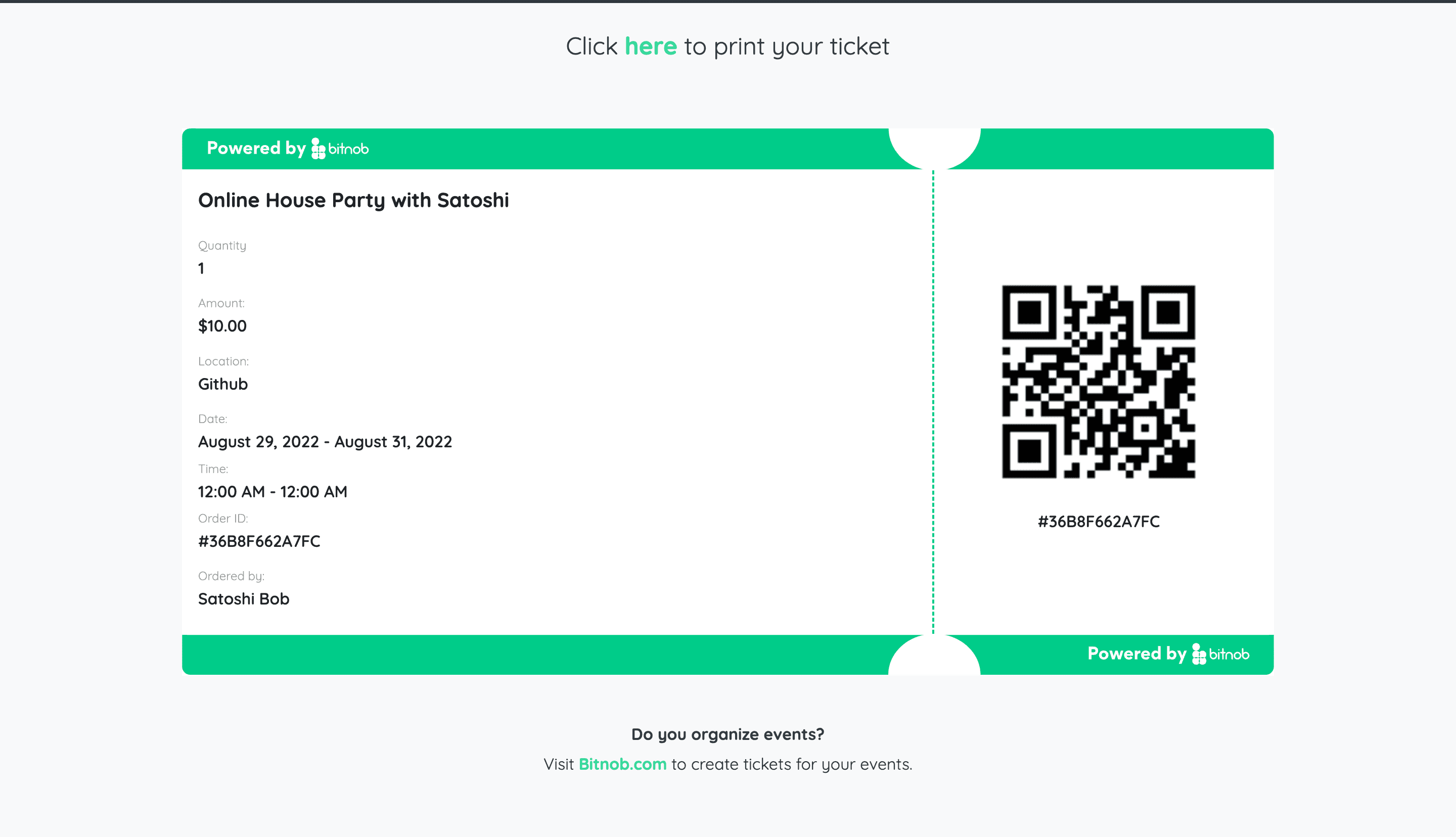 How to Create Tickets for Events Using Bitnob